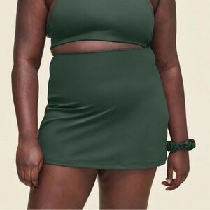 Girlfriend Collective Sport Skort Moss Size XL NWT
